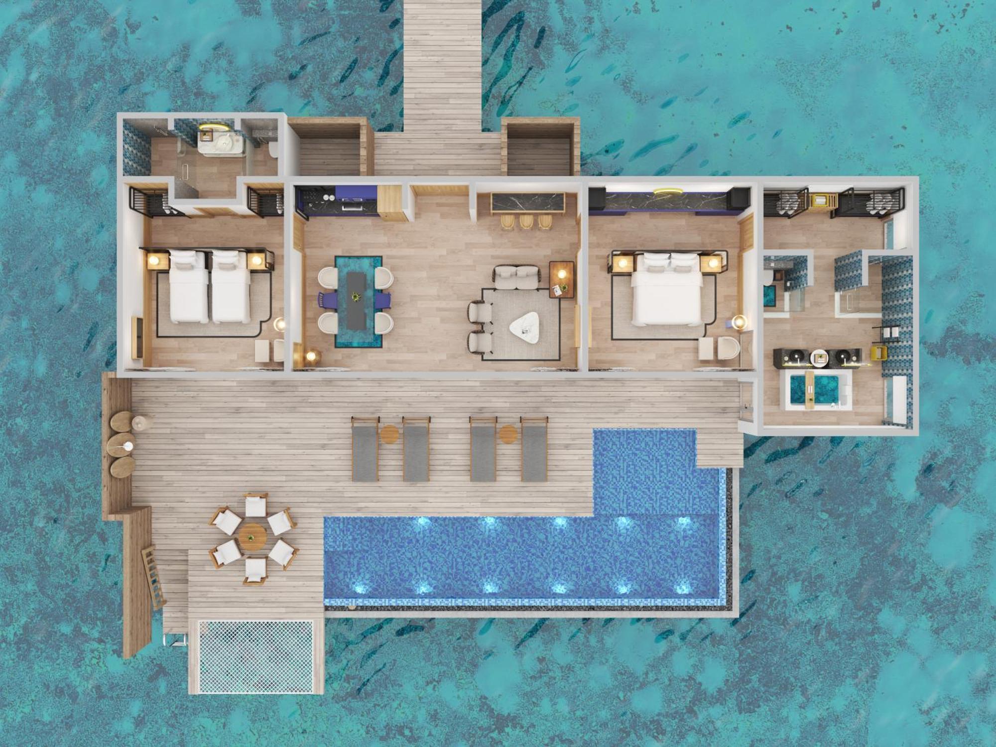 Kendhoo Avani Plus Fares Maldives Resort - 50 Percent Off On Seaplane Transfer For Minimum Stay Of 3 Nights And More For Stays Until 31 October 2025 חדר תמונה